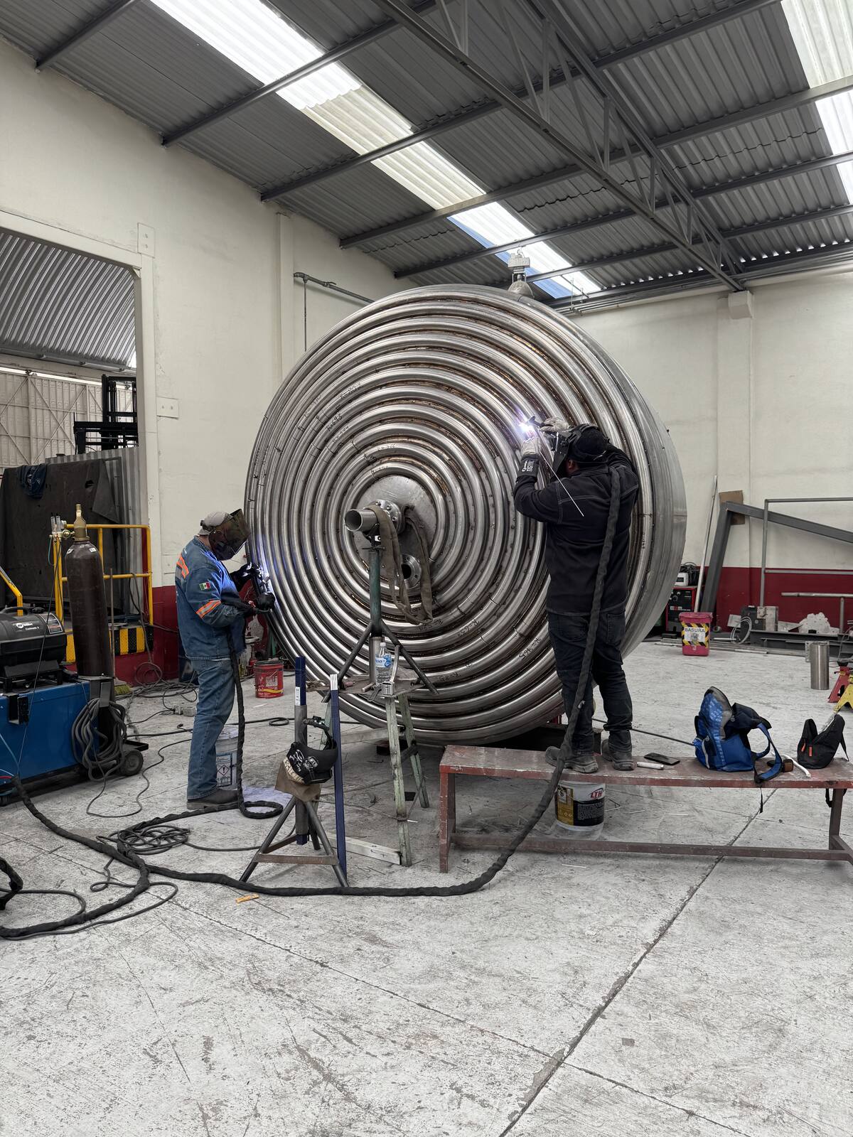 Reactor 0, tanque de premulsión y condensador de gases · foto 12